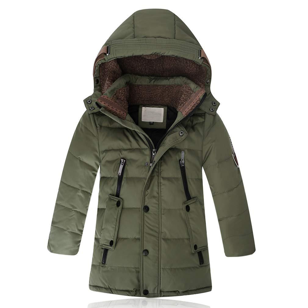 Warm Duck-lining Long-sleeve Hooded Coat, zoerea.com