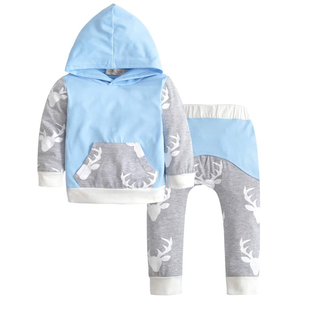 2-piece Casual Long-sleeve Hooded And Pants Set, zoerea.com