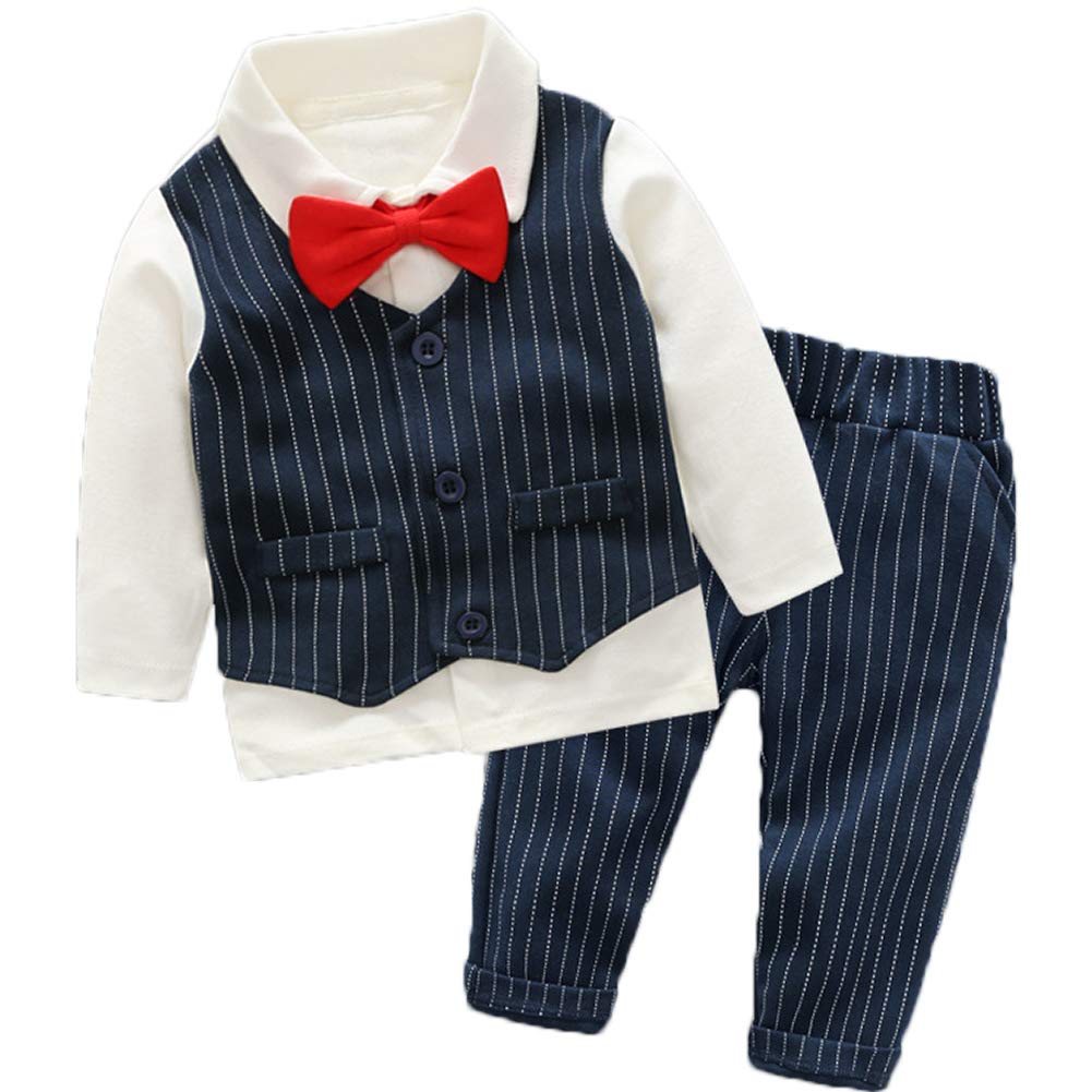 Cool Shirt Striped Vest And Pants Set, zoerea.com