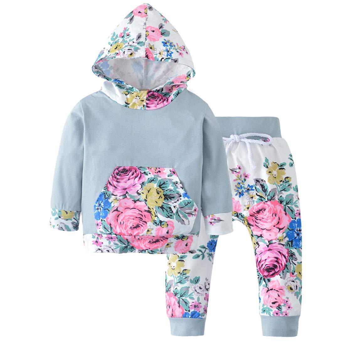 2-piece Casual Long-sleeve Hooded And Pants Set, zoerea.com