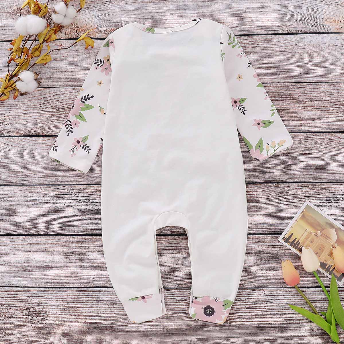 "Little Sister" Print 100% Cotton Jumpsuit For Baby, zoerea.com