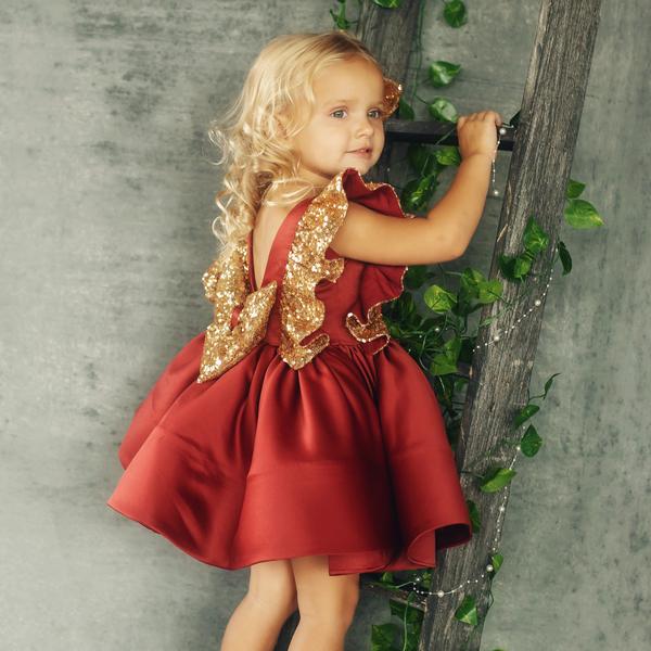 Girl Flower Princess Formal Birthday Pageant Holiday Wedding Dress, zoerea.com