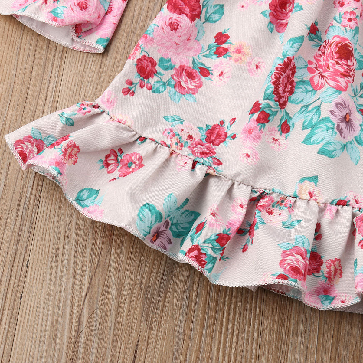 Toddler Kids Baby Girls Flowers Princess Party dress Off Shoulder, zoerea.com