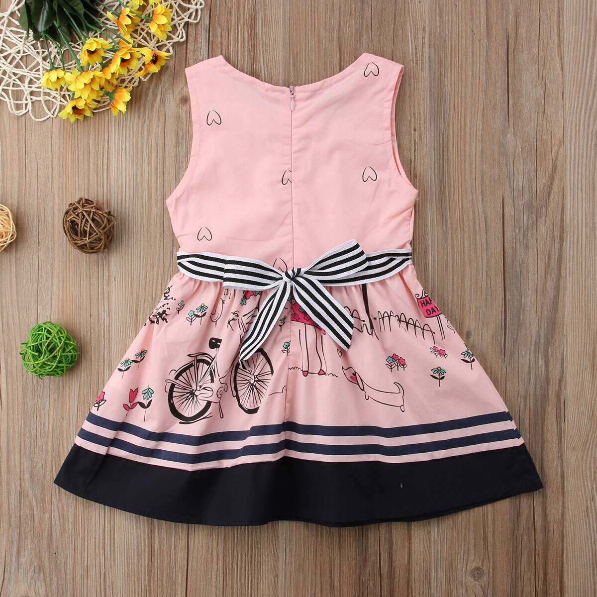 Pink Baby Kids Girls Princess Party Bubble Beauty Anime Formal Dress, zoerea.com