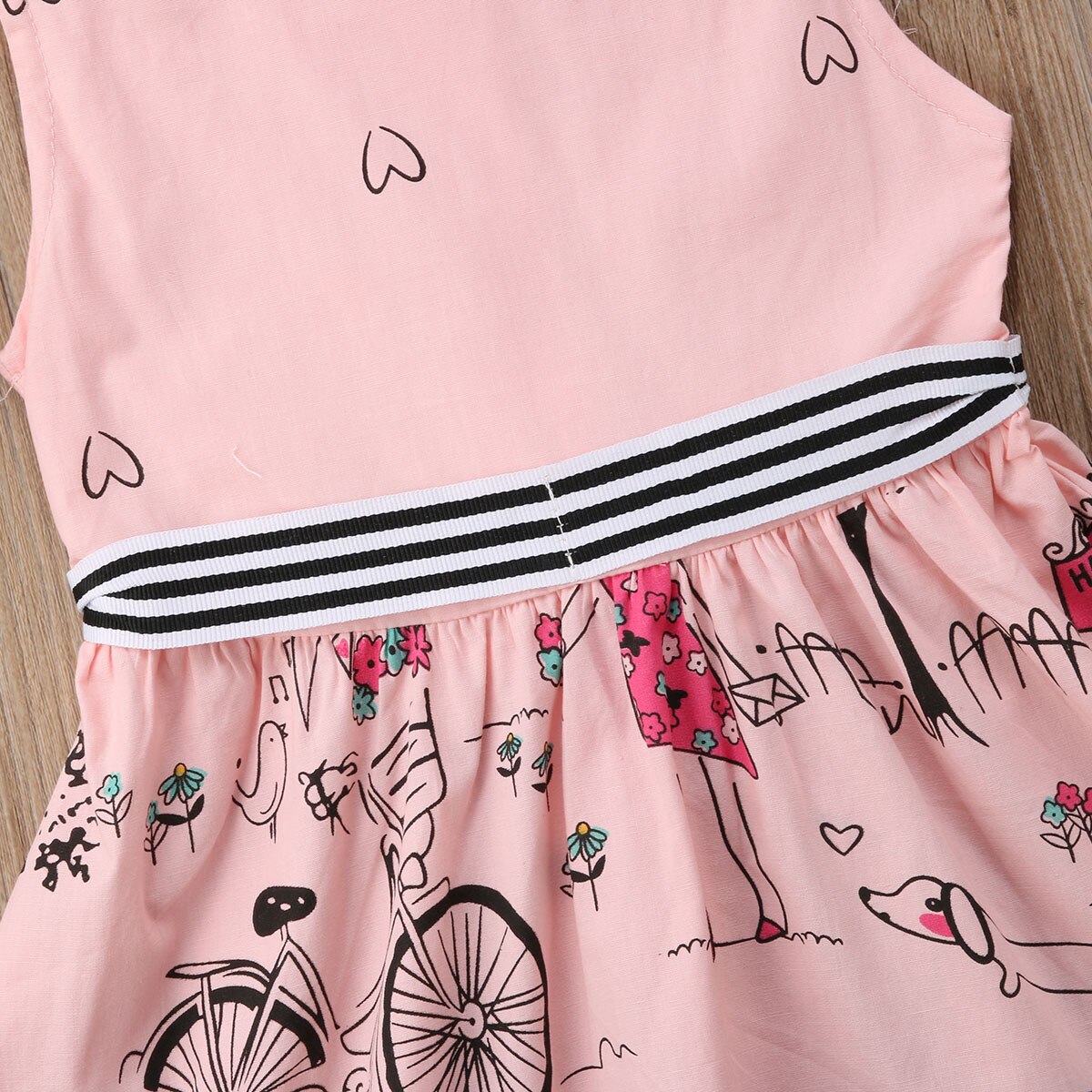 Pink Baby Kids Girls Princess Party Bubble Beauty Anime Formal Dress, zoerea.com