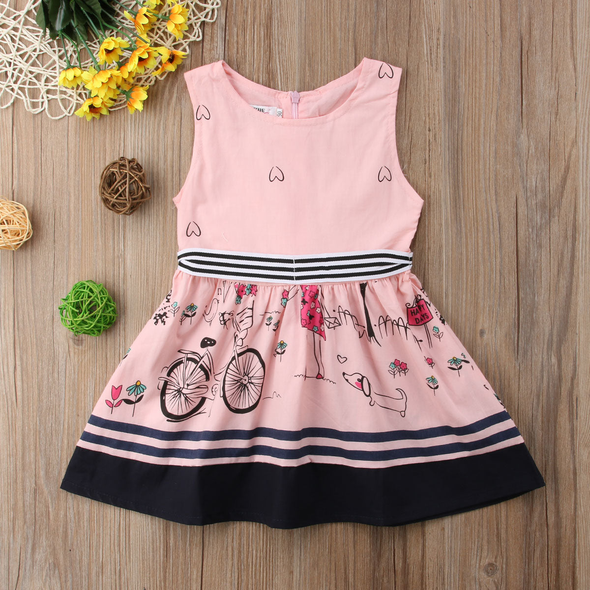 Pink Baby Kids Girls Princess Party Bubble Beauty Anime Formal Dress, zoerea.com