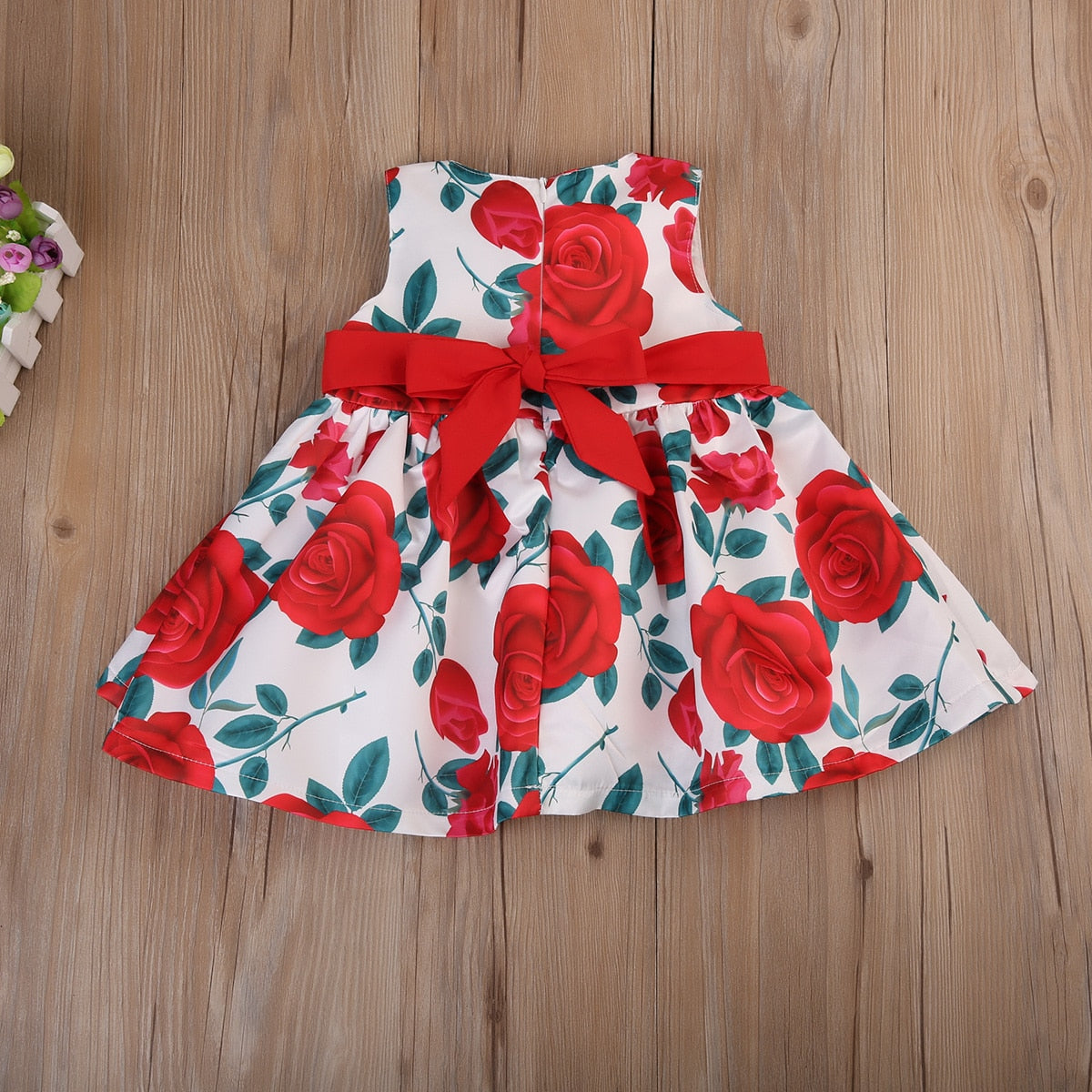 1-6Y Cute Baby Kids Girls Formal Tutu Floral Dress Bowknot Party Dresses, zoerea.com