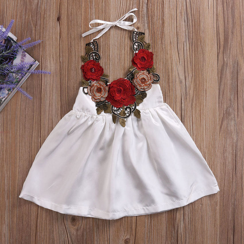 Toddler Kids Baby Girls Party Flowers Dress Formal Pageant Dresses, zoerea.com