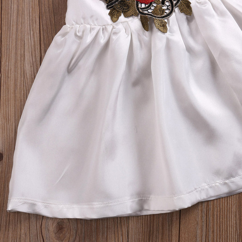 Toddler Kids Baby Girls Party Flowers Dress Formal Pageant Dresses, zoerea.com