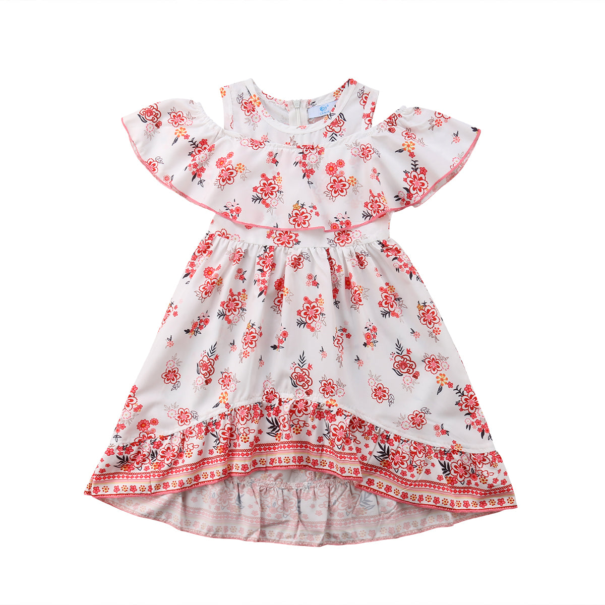 Baby Toddler Kids Girl Floral Casual Dress Baby Girl Toddler Kids Dress, zoerea.com