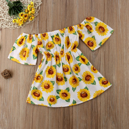 Cute Toddler Kid Baby Girl Clothes Princess Party Prom Floral Dress, zoerea.com