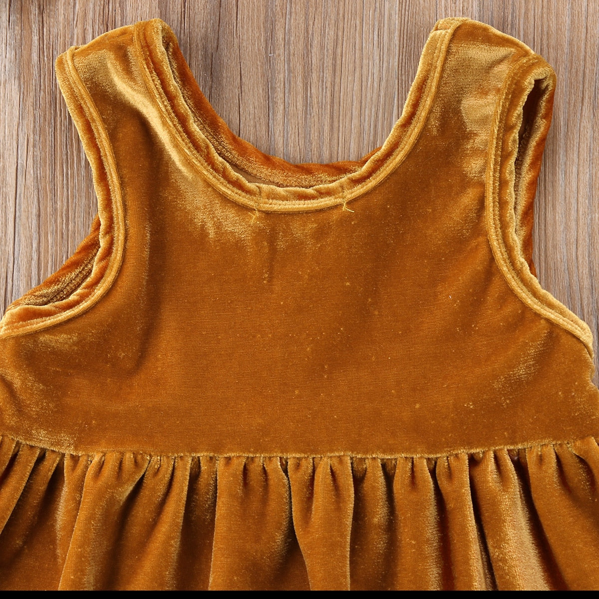 NEW Girls Kids Sleeveless Velvet Clothing Sundress Spring Casual Dress, zoerea.com