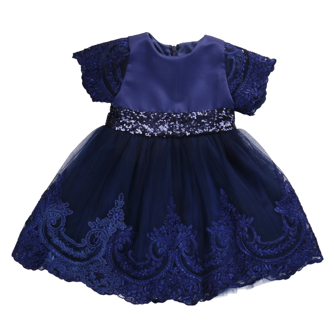 Kids Baby Girl Flower Princess Bridesmaid Petal Tulle Party Formal Dress, zoerea.com