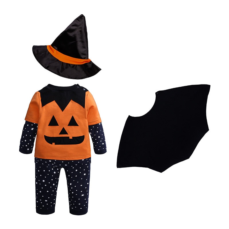 Newborn Baby Clothes Halloween Romper Christmas Costume Outfit Set, zoerea.com