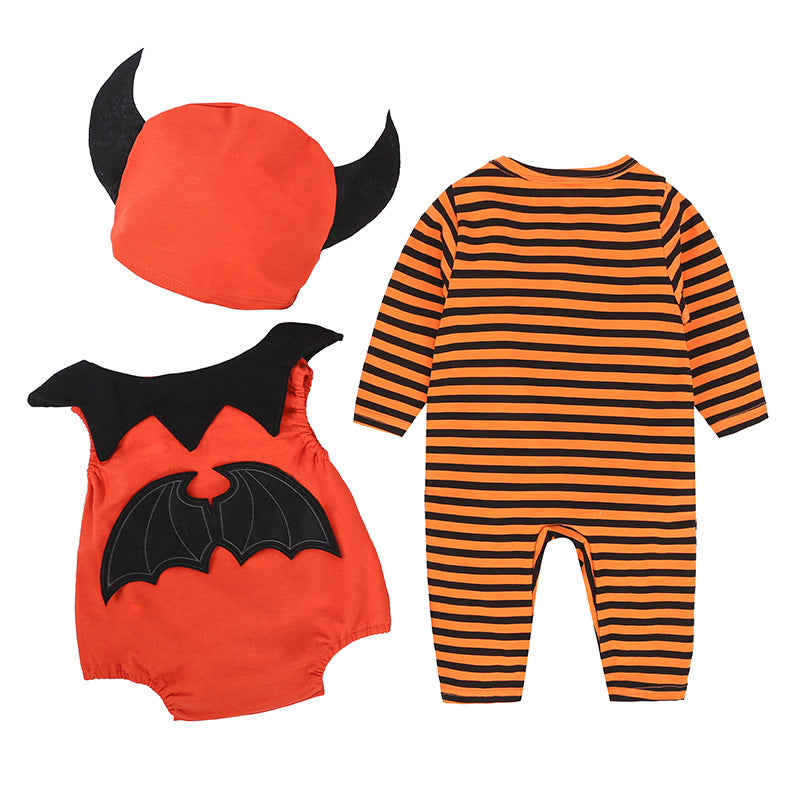 Newborn Baby Clothes Halloween Romper Christmas Costume Outfit Set, zoerea.com