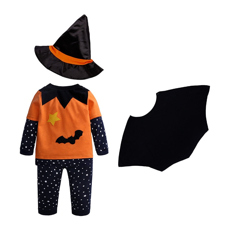 Newborn Baby Clothes Halloween Romper Christmas Costume Outfit Set, zoerea.com