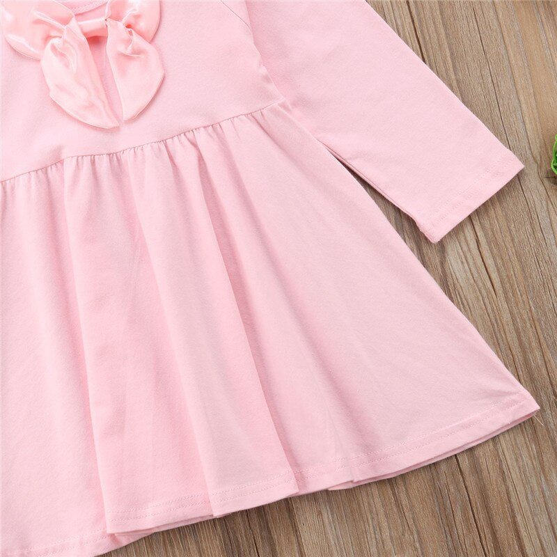 Infant Kids Baby Girls Long Sleeve Fashion Princess Party Dress, zoerea.com