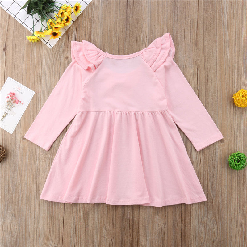 Infant Kids Baby Girls Long Sleeve Fashion Princess Party Dress, zoerea.com