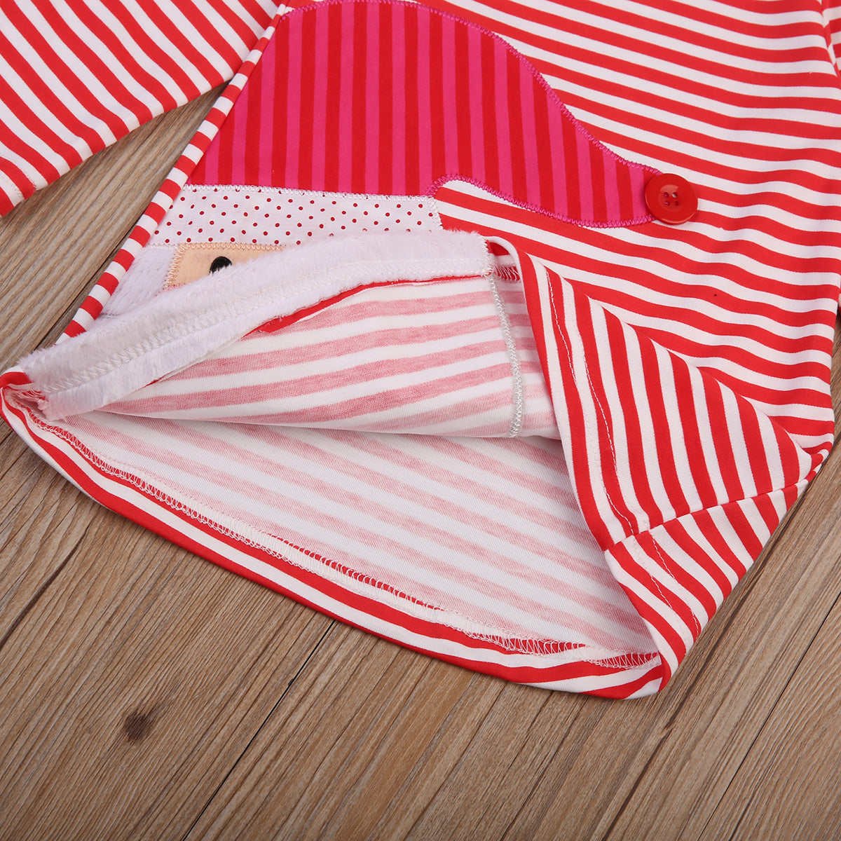 Christmas Infant Baby Toddler Girls Kids Striped Santa Claus Sundress, zoerea.com