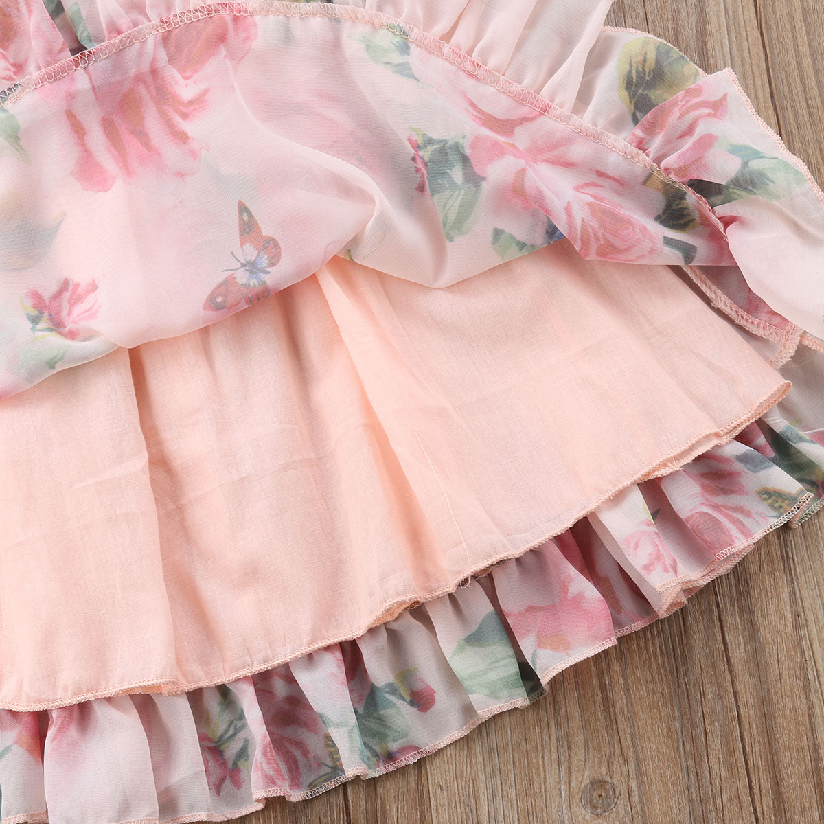 Cute Kids Baby Girls Floral Party Pageant Tulle Formal Tutu Dress, zoerea.com